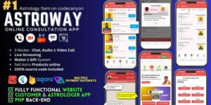 Astroway v2.1.8 – Astrology Consultations, Chat, Audio/Video Calls, Live Streaming | Web & Backend Included