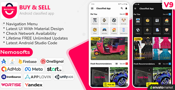 Buy and Sell v10.3 - Android Classified App