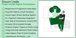 DownGrade v6.5 – Single Vendor Digital Marketplace With Subscription Nulled