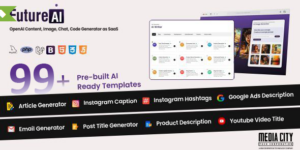 Future Ai v2.0 - OpenAI Content, Image, Chat, Code Generator as SaaS