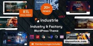 Industrie v1.1.9 – Factory & Industry WordPress Theme Nulled
