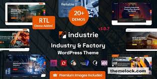 Industrie v1.1.9 – Factory & Industry WordPress Theme Nulled