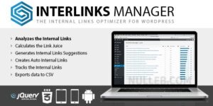 Interlinks Manager v1.37- Internal Links Optimizer for WordPress Plugin