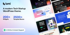 Lumi v3.0.0 – Tech Startup WordPress Theme Nulled