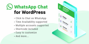WhatsApp Chat WordPress v3.6.9 - Chat WP Plugin