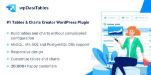 wpDataTables v7.1  – Tables and Charts Manager for WordPress