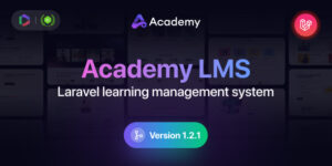 Academy LMS v1.3 -Laravel Learning Management System Nulled