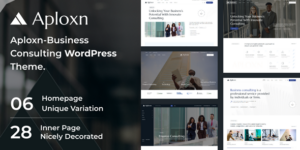 Aploxn v1.0.0 – Business Consulting WordPress Theme Download