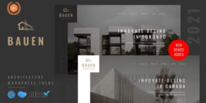 BAUEN v9.3.3 – Architecture & Interior Elementor WordPress Theme Nulled