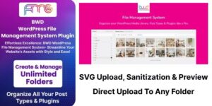 BWD WordPress File Management System v1.3 - WordPress Plugin
