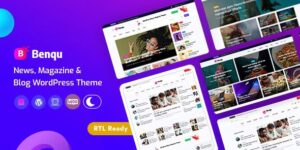 Benqu v1.1.7 – News Magazine WordPress Theme Download