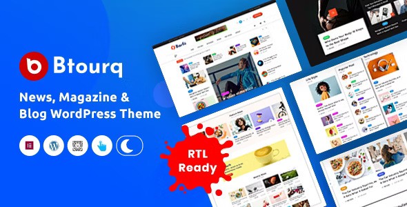 Btourq v1.0.6 – WordPress News Magazine Theme Download