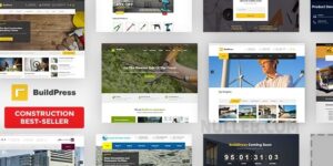 BuildPress v5.8.0 – Multi-purpose Construction and Landscape WP Theme Nulled