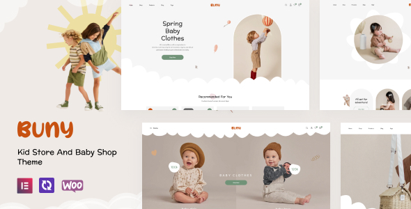 Buny v1.0.6 – Kids Store and Baby Shop WordPress Theme