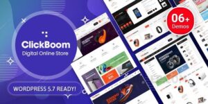 ClickBoom v1.6.21 – Digital Store WooCommerce WordPress Theme Nulled