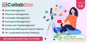 CollabStar v1.0 – Influencer Marketing Platform Nulled Download