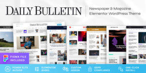 Daily Bulletin v1.0.15 – Magazine & Newspaper WordPress Theme