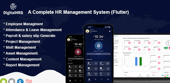 DigitalHR - A Complete HR Management System (Flutter) - 29 October 2024