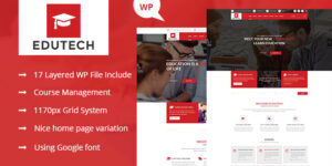 Edutech v2.3 – Education WordPress Theme Download