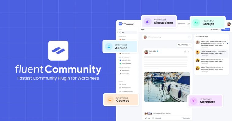 Fluent Community Pro v1.1.12 – Fastest WordPress Community Plugin (Nulled)