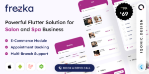 Frezka v3.3.2 - Software for Salons and Spa Businesses (Flutter + Laravel)