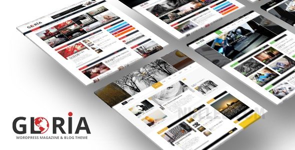 Gloria v2.9.4 – Multiple Concepts Blog Magazine WordPress Theme