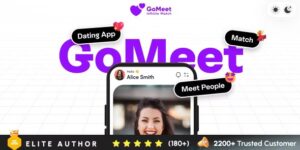 GoMeet v1.4 – Complete Social Dating Mobile App | Online Dating | Match, Chat & Video Dating | Dating App