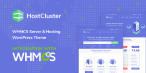 HostCluster v2.5 – WHMCS Server & Hosting WordPress Theme + RTL