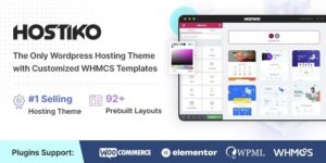Hostiko v2.4.9 – Hosting WordPress & WHMCS Theme Download