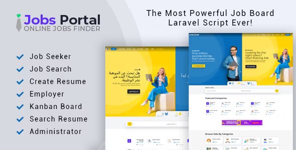 Jobs Portal v4.2 – Job Board Laravel Script Download