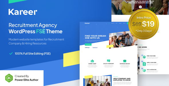 Kareer v1.0.0 – Human Resource & Recruitment Agency FSE WordPress Theme