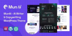 MunAi v1.0.2 – AI Writer & Copywriting WordPress Theme