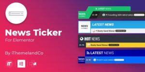 News Ticker For Elementor v1.5.0 - Elementor Add-on