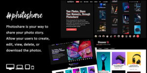 Photoshare v1.2 – Blog Story & Photos Download WordPress Theme