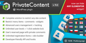 PrivateContent v9.0.3 – Multilevel Content Plugin Nulled