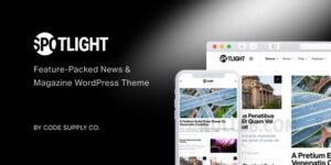 Spotlight v1.7.7 – Feature-Packed News & Magazine WordPress Theme