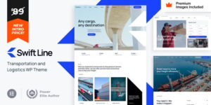 SwiftLine v2.3 – Transportation Logistics WordPress Theme Nulled