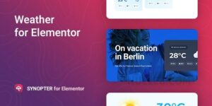 Synopter v1.1.10 – Weather for Elementor WordPress Plugin