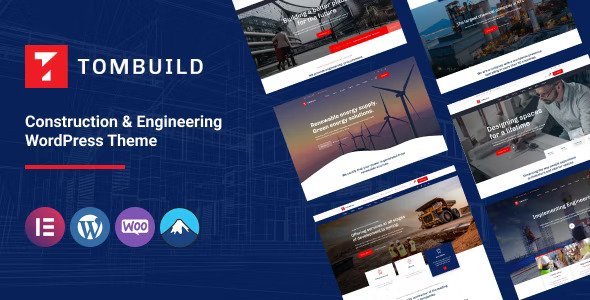 Tombuild v1.0.8 – Construction & Engineering WordPress Theme