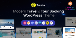 Travila v1.3 – Travel Booking WordPress Theme Download
