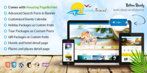 Trendy Travel v6.2 - WordPress Theme Download