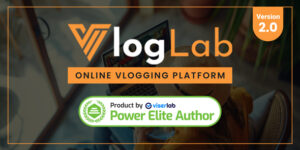 VlogLab v2.0 – Online Vlogging Platform Nulled