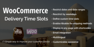 WooCommerce Delivery Time Slots v2.1.1 - WooCommerce Plugin