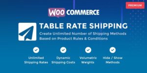 WooCommerce Table Rate Shipping v1.3.1 - WooCommerce Extensions