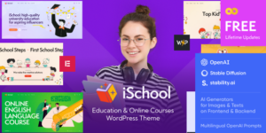 iSchool v1.0 – Education & Online Courses WordPress Theme Nulled