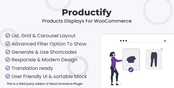 Productify v1.1.1 - Products Displays For WooCommerce