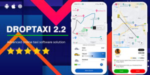 Droptaxi v2.2.0 – white label mobile taxi app software script
