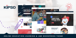 Kipso v1.3.4 – Education LMS WordPress Theme Download