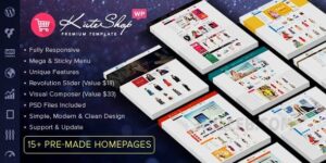 KuteShop v4.2.4 – Fashion, Electronics & Marketplace WooCommerce Theme RTL Supported
