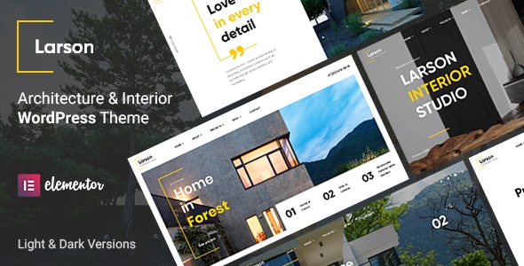 Larson v1.5.0 – Architecture WordPress Theme Nulled